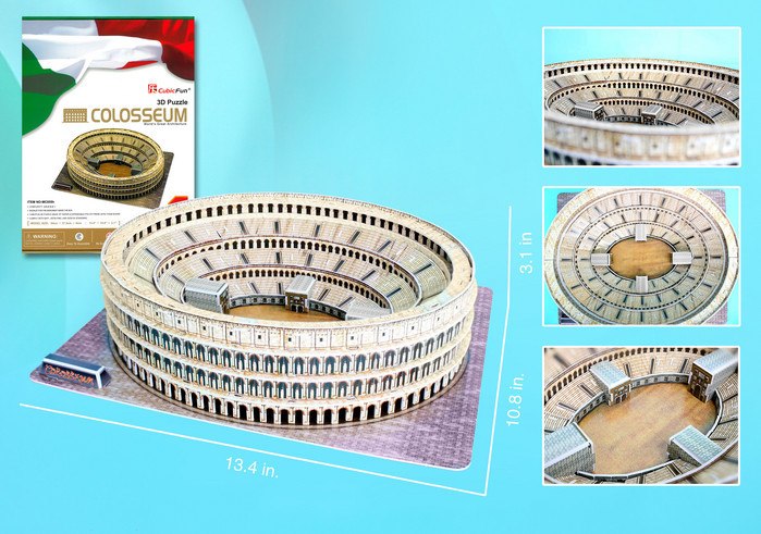 Colosseum - 84pc 3D Jigsaw Puzzle by Daron