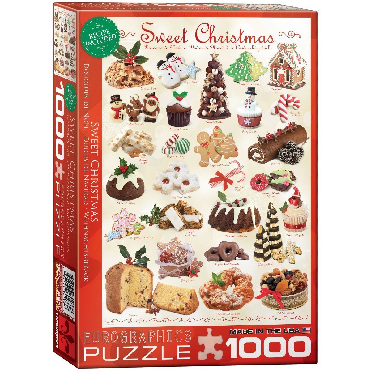 Sweet Christmas - 1000pc Jigsaw Puzzle by Eurographics - image 2