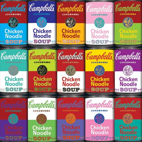World's Most Difficult: Campbell's Souper Hard - 500pc Double-Sided Jigsaw Puzzle by TDC