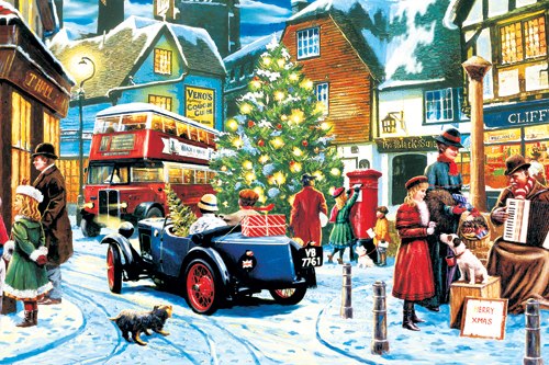 Christmas Streets - 234pc TDC Miniature Jigsaw Puzzle