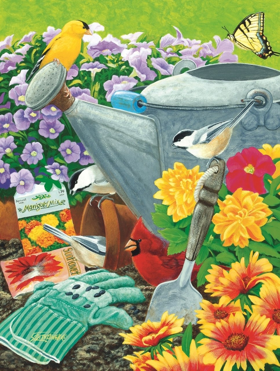 Welcome to the Garden Party - 500pc Jigsaw Puzzle by Sunsout  			  					NEW