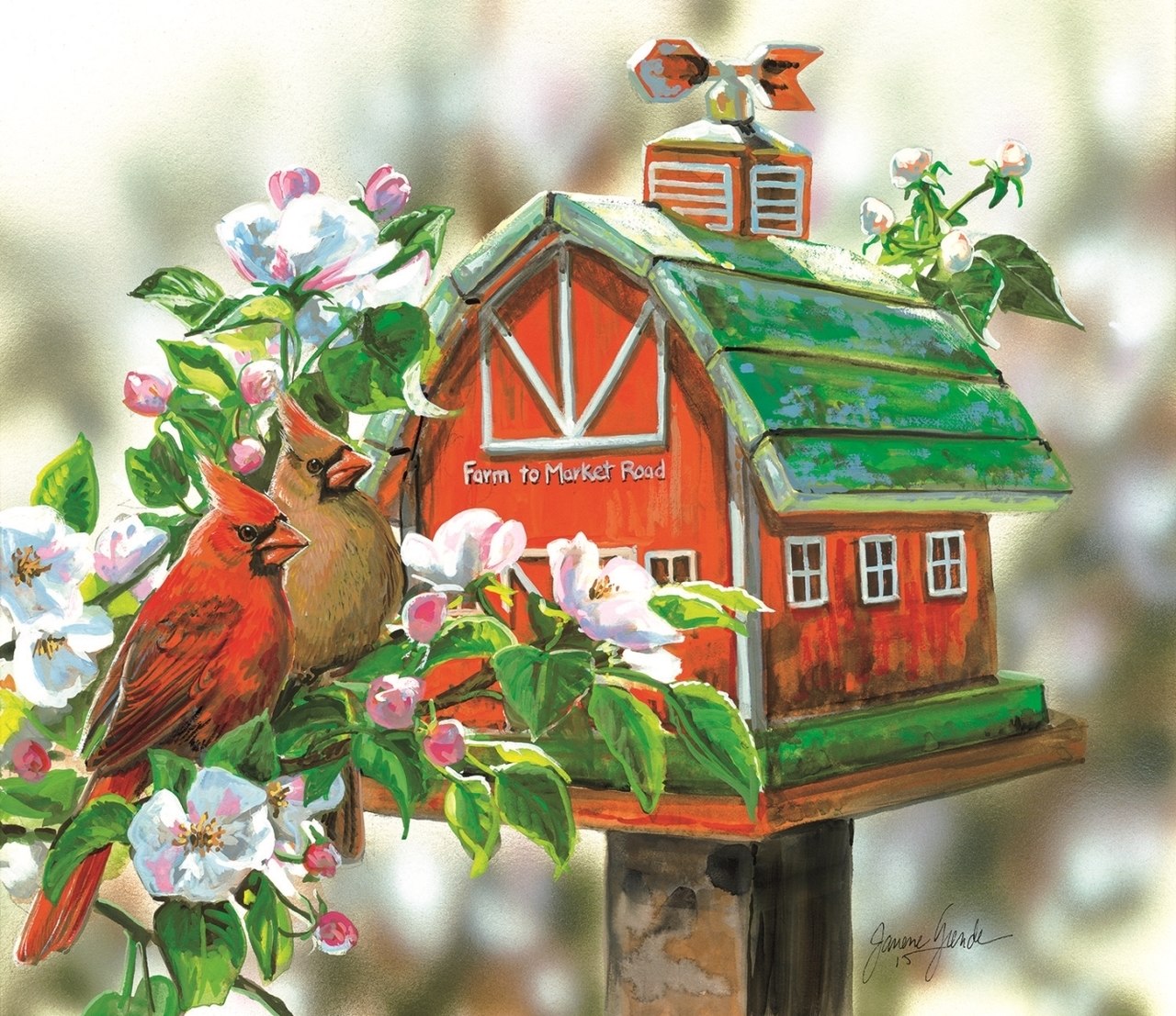 Farm to Market Road - 550pc Jigsaw Puzzle by Sunsout  			  					NEW