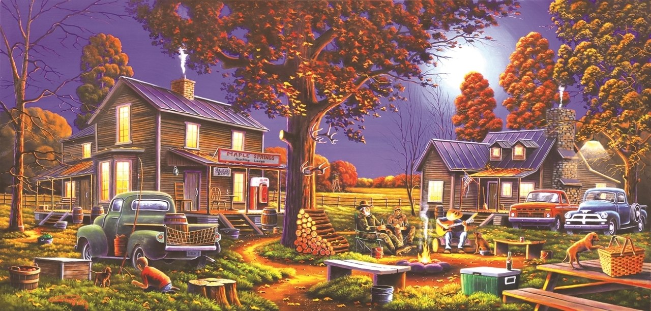 Maple Spring Retreat - 1000pc Jigsaw Puzzle By Sunsout  			  					NEW