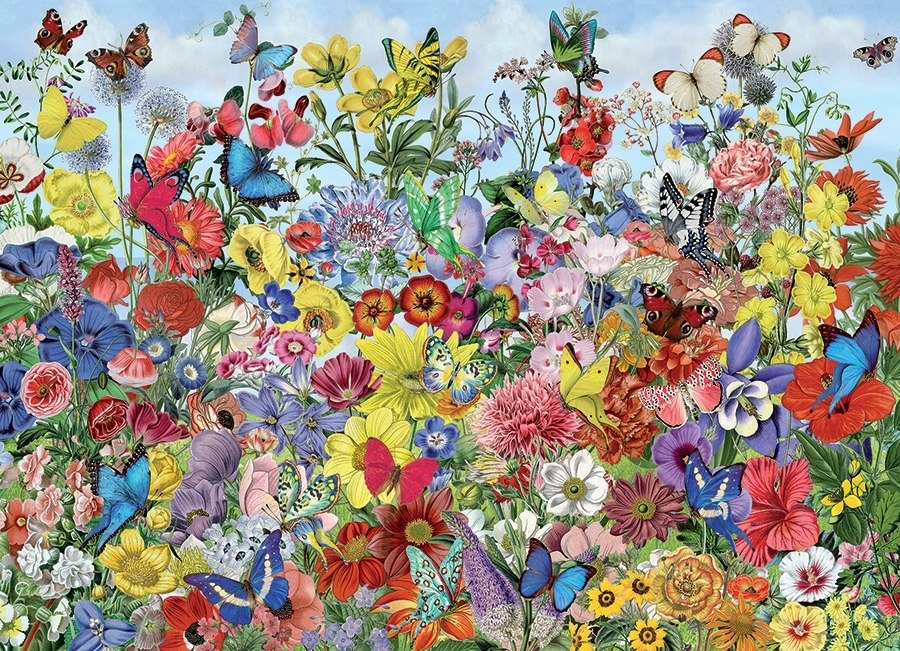 Butterfly Garden - 1000pc Jigsaw Puzzle by Cobble Hill  			  					NEW