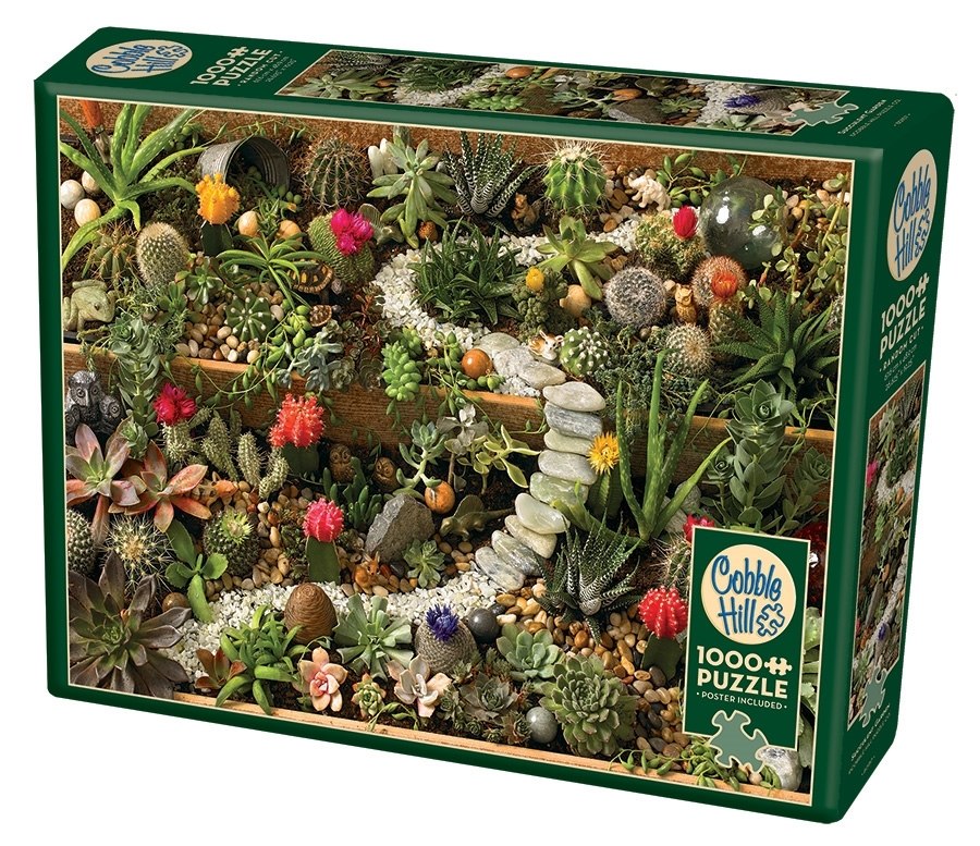 Succulent Garden - 1000pc Jigsaw Puzzle by Cobble Hill  			  					NEW - image 1