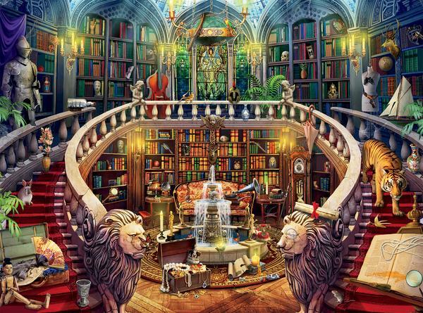 Seek and Find: Antique Library - 1000pc Jigsaw Puzzle by Ceaco  			  					NEW