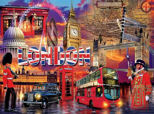 Cities: London - 1000pc Jigsaw Puzzle by Ceaco  			  					NEW