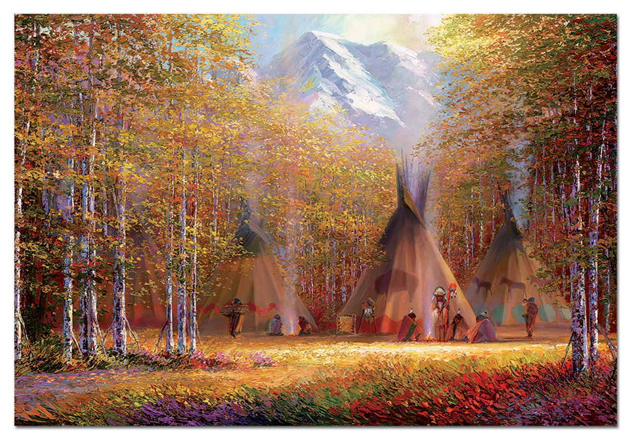 Fall Smoke - 1000pc Jigsaw Puzzle by Educa  			  					NEW