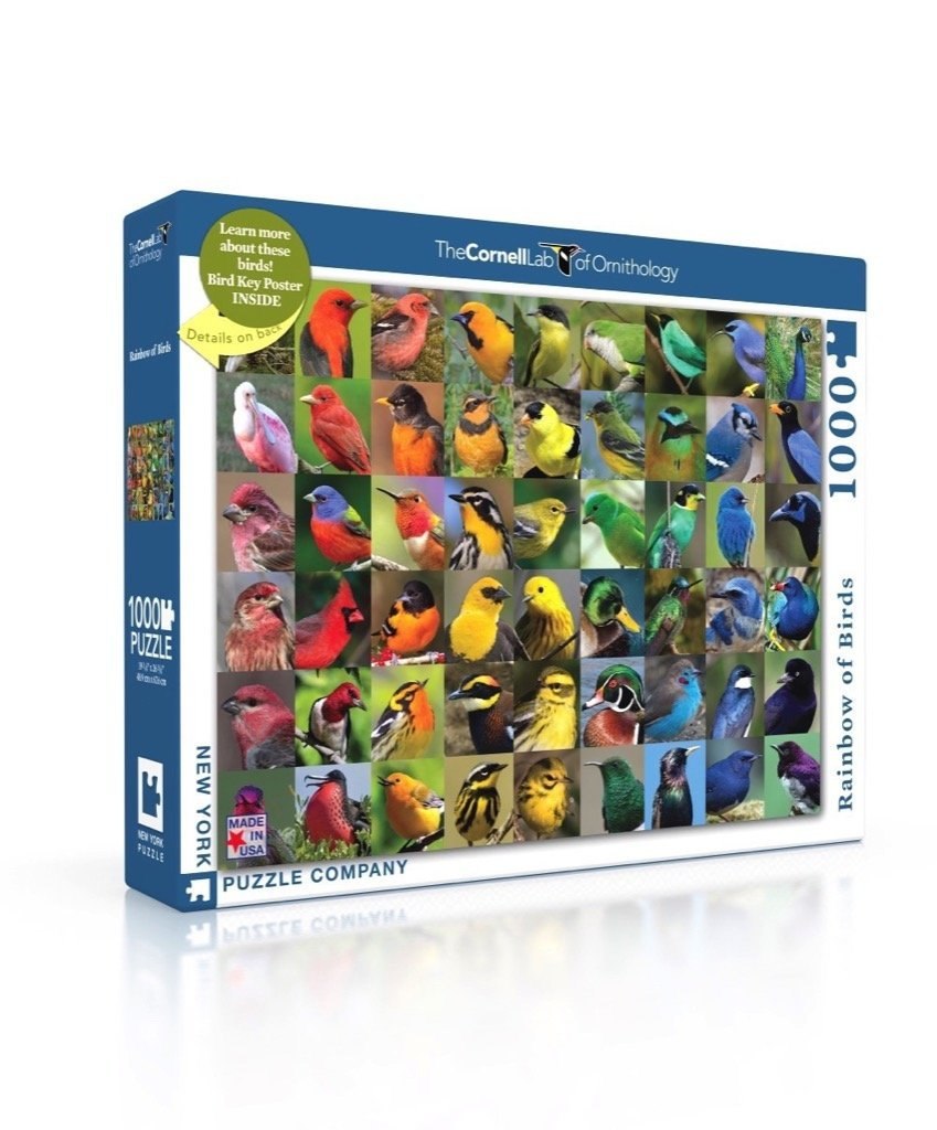 Rainbow of Birds - 1000pc Jigsaw Puzzle by New York Puzzle Company  			  					NEW - image 2