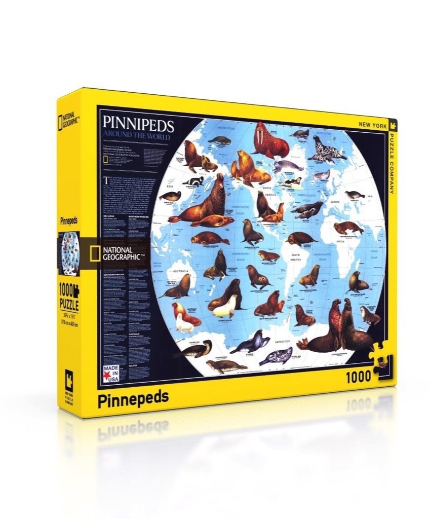 Pinnipeds - 1000pc Jigsaw Puzzle by New York Puzzle Company  			  					NEW - image 2