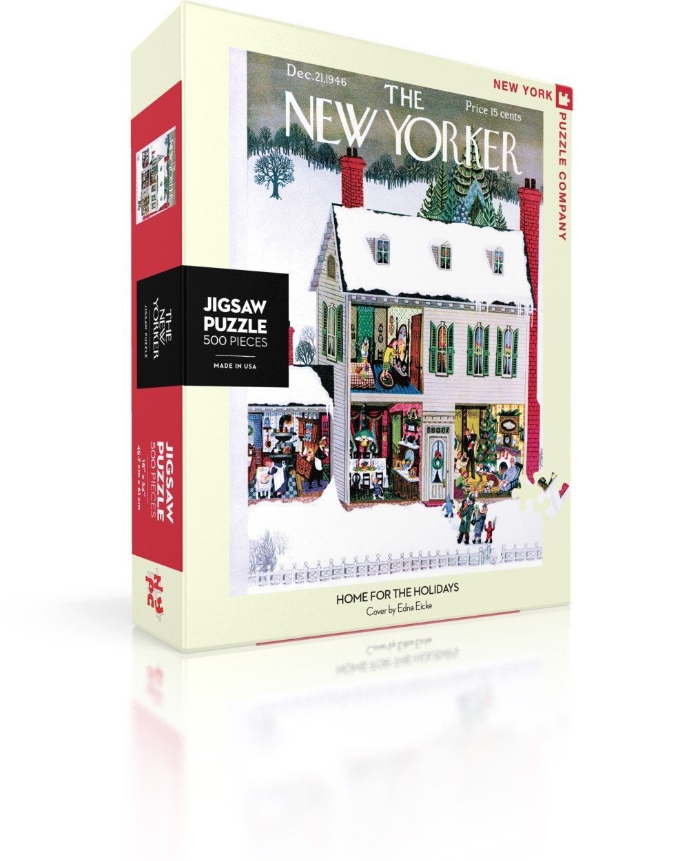 Home for the Holidays - 500pc Jigsaw Puzzle by New York Puzzle Company  			  					NEW - image 2