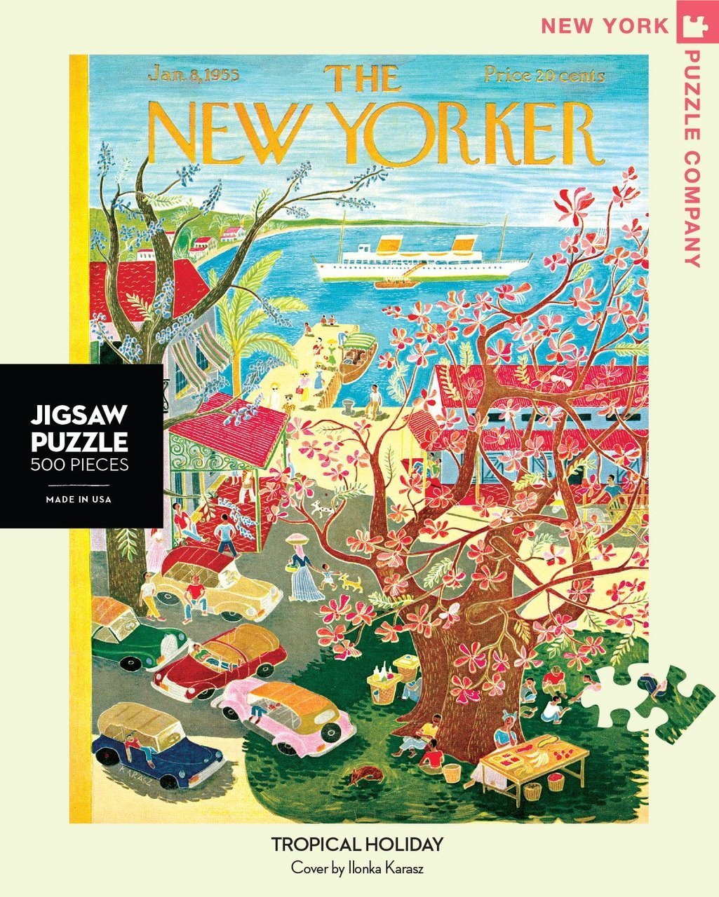 Tropical Holiday - 500pc Jigsaw Puzzle by New York Puzzle Company  			  					NEW - image 1