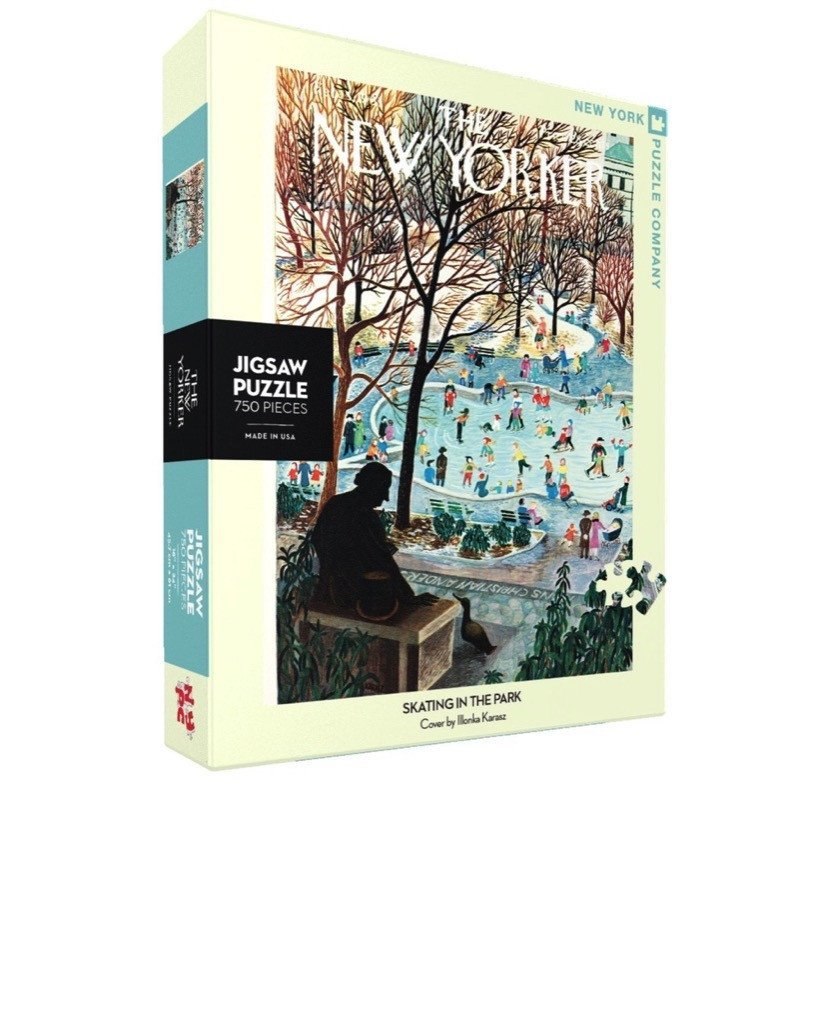 Skating in the Park - 750pc Jigsaw Puzzle by New York Puzzle Company  			  					NEW - image 2