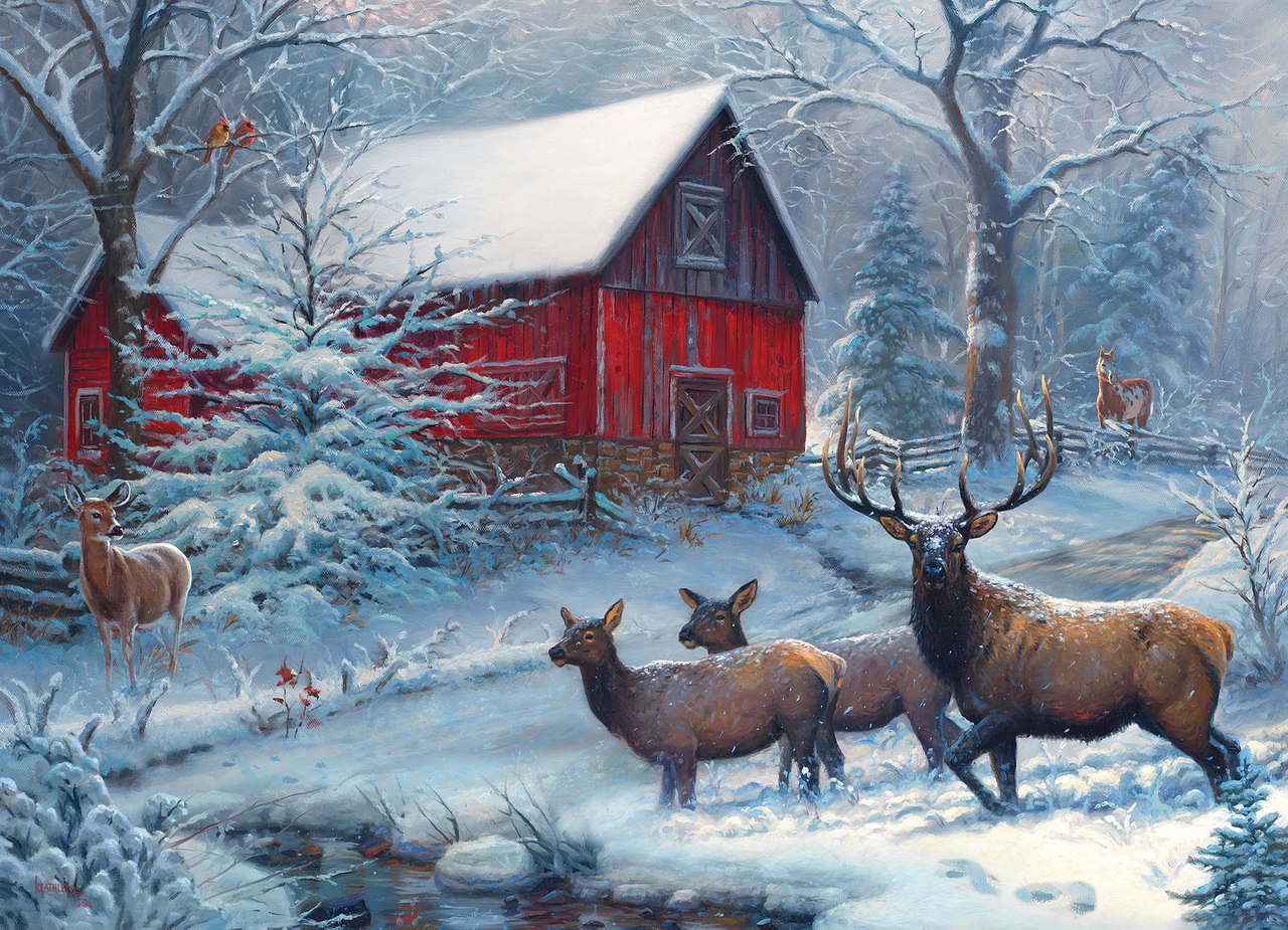 Winter Magic - 1000pc Jigsaw Puzzle by Cobble Hill  			  					NEW