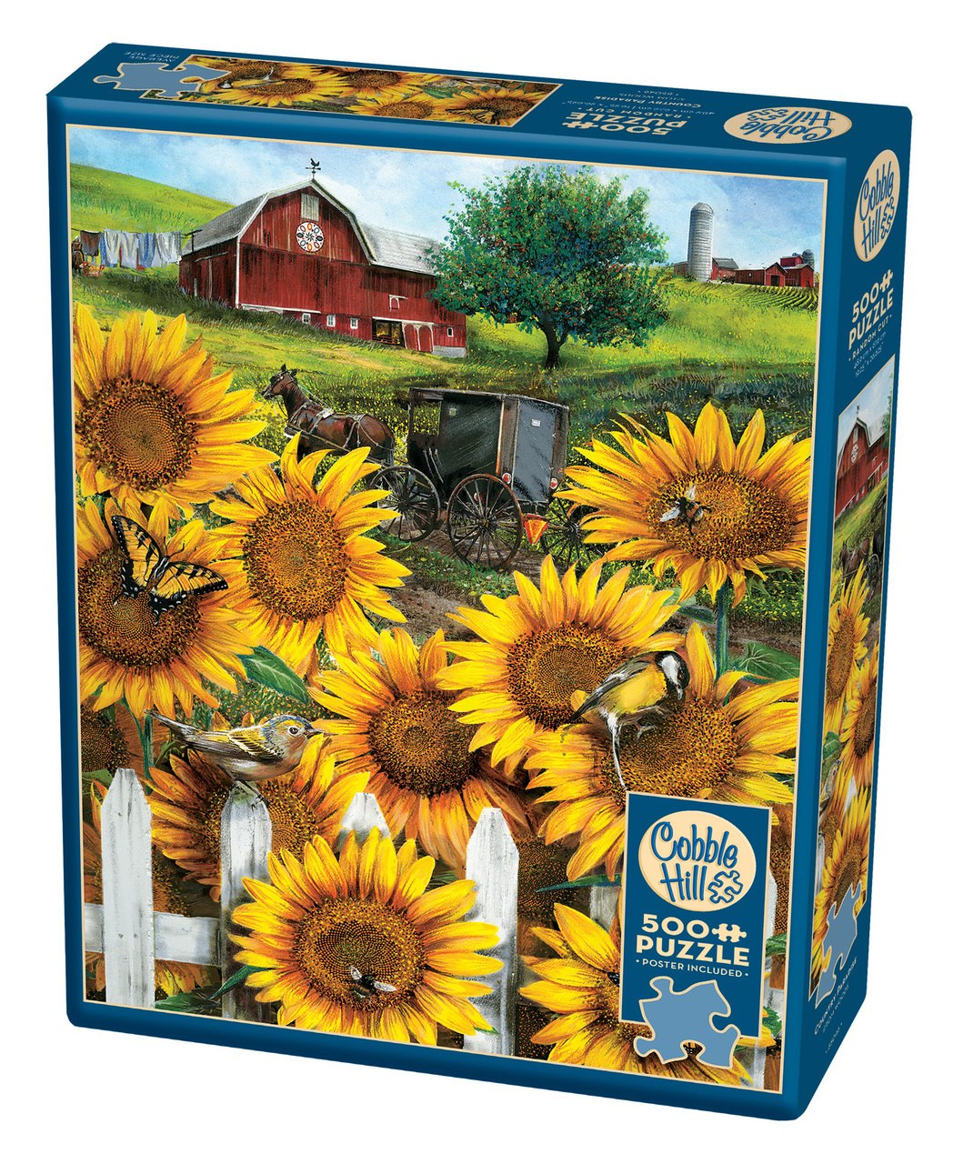 Country Paradise - 500pc Jigsaw Puzzle By Cobble Hill  			  					NEW