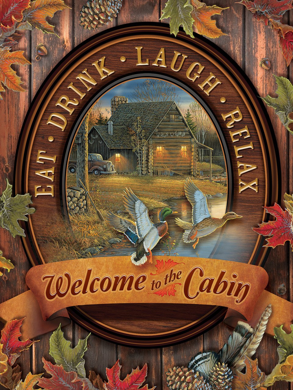 Welcome to the Cabin - 275pc Easy Handling Puzzle by Cobble Hill  			  					NEW