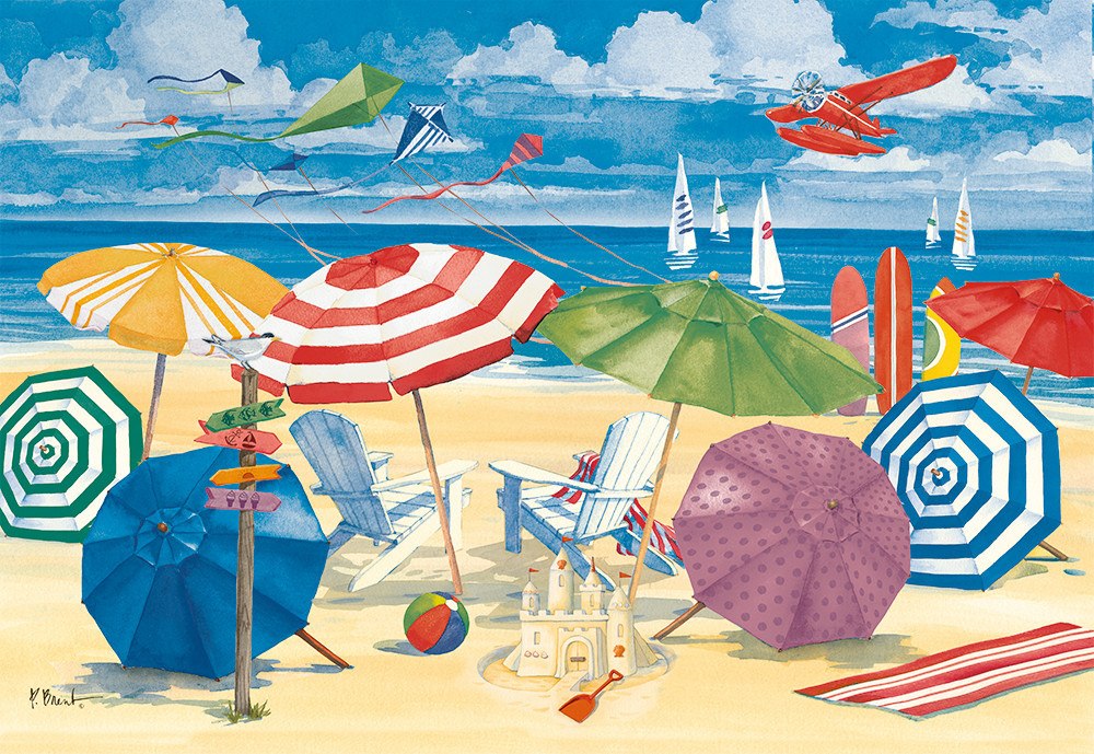 Meet me at the Beach - 300pc Large Format By Ravensburger  			  					NEW