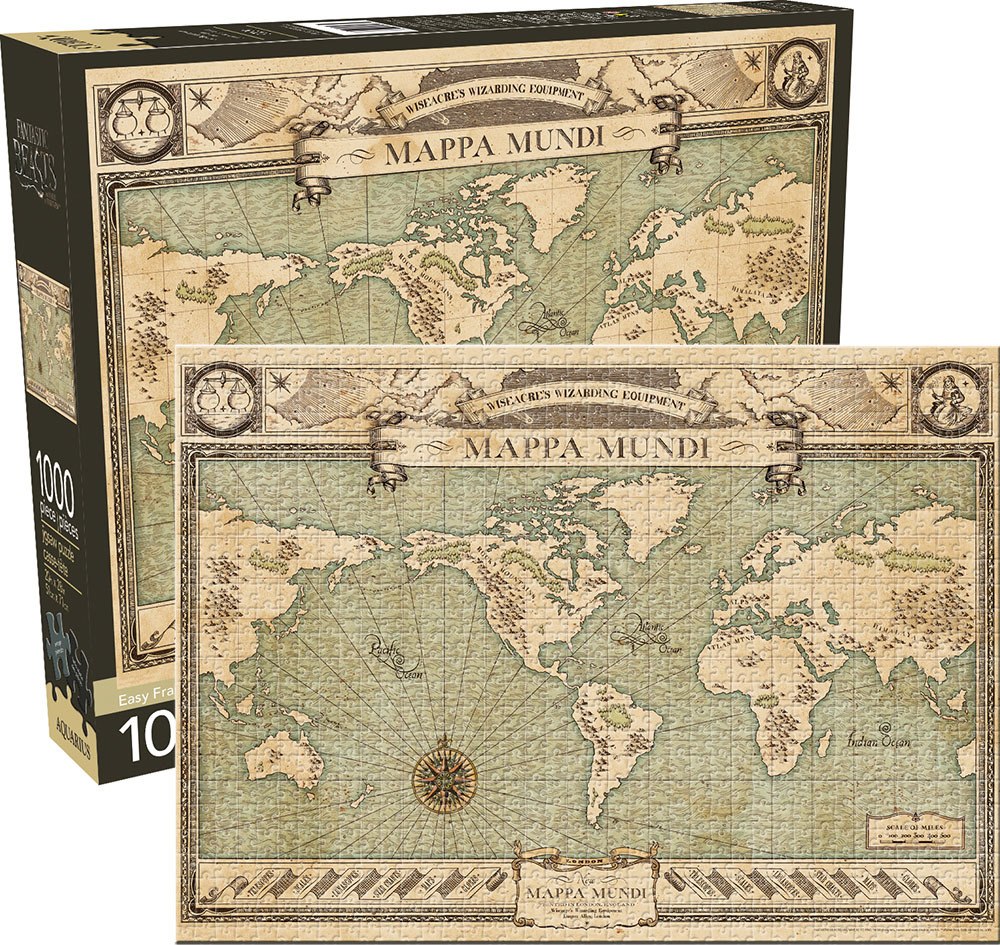 Fantastic Beasts: Map - 1000pc Jigsaw Puzzle by Aquarius  			  					NEW