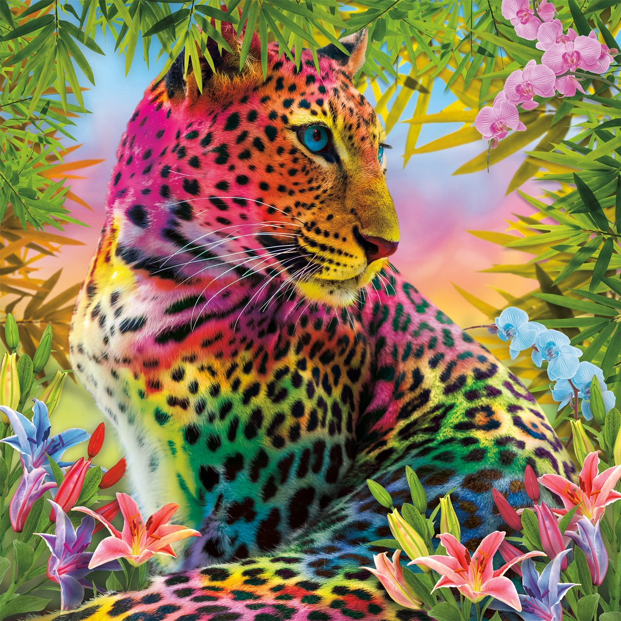 Wild Colors - 300pc Large Format Jigsaw Puzzle by Buffalo Games  			  					NEW