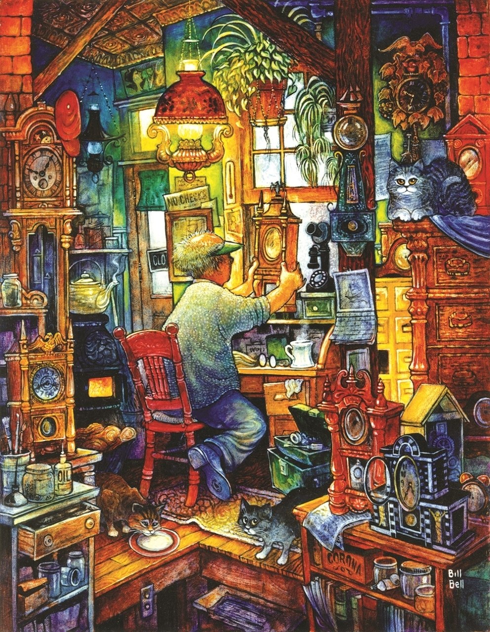 The Clockmaker - 1000pc Jigsaw Puzzle By Sunsout  			  					NEW