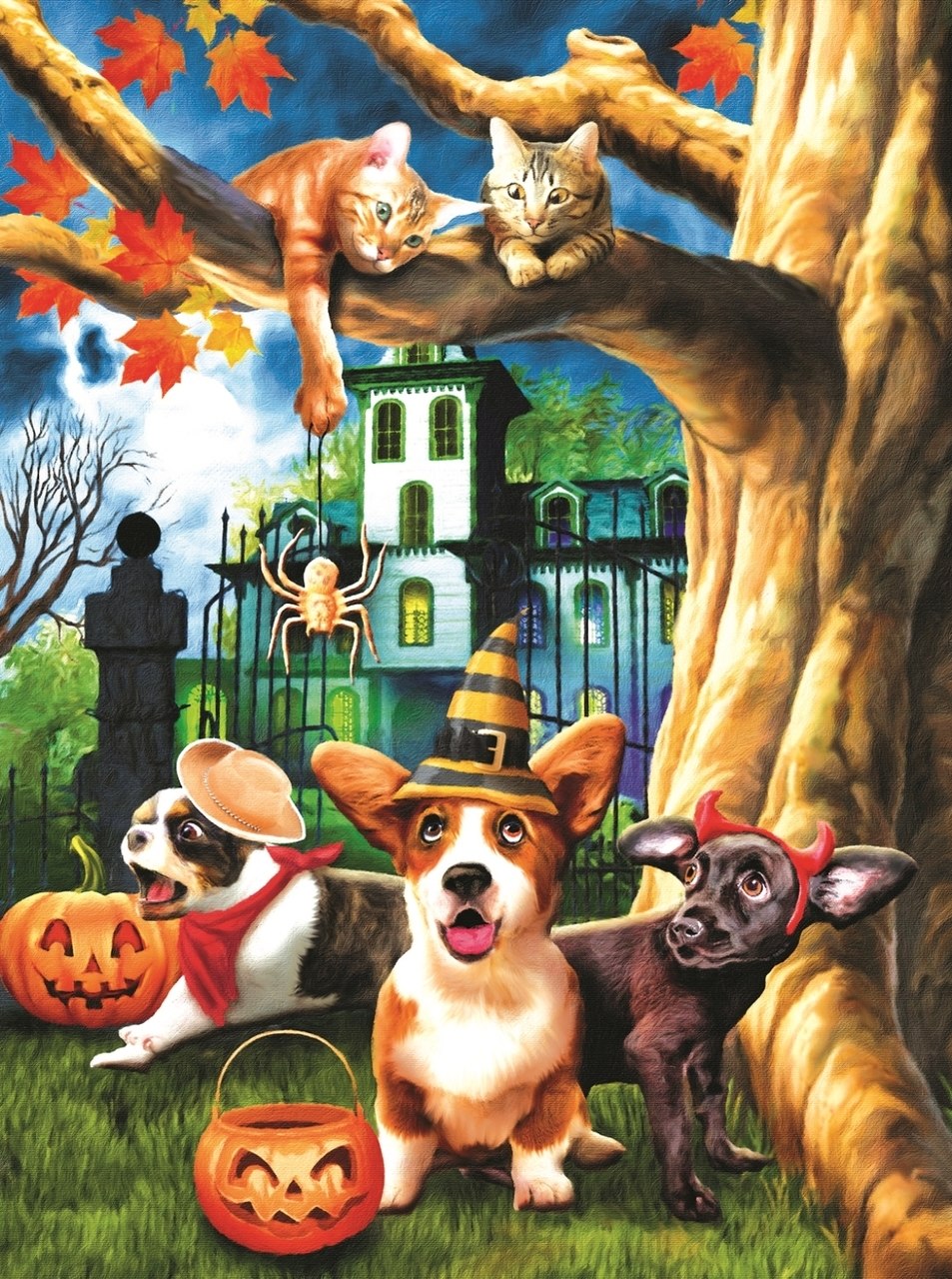 Halloween Hijinks - 1000pc Jigsaw Puzzle By Sunsout  			  					NEW