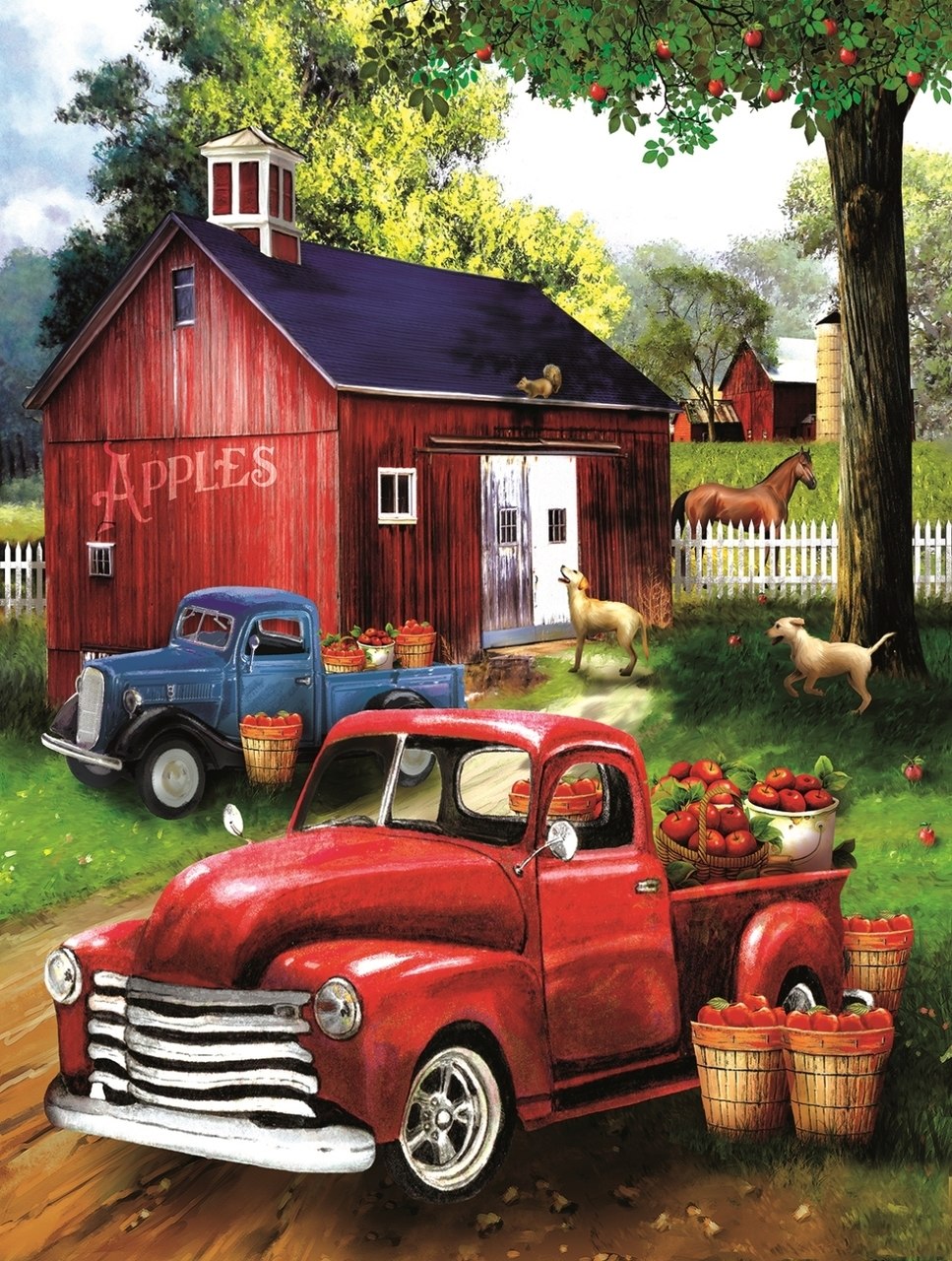 Apples for Sale - 300pc Jigsaw Puzzle By Sunsout  			  					NEW