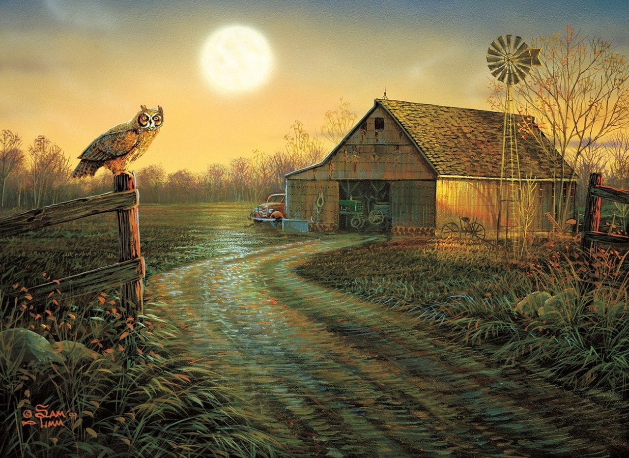 Late Summers Eve - 500+pc Jigsaw Puzzle By Sunsout  			  					NEW