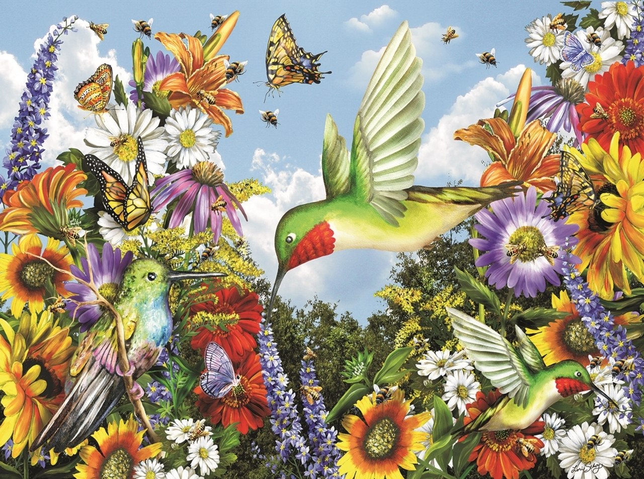 Save the Bees - 300pc Jigsaw Puzzle By Sunsout  			  					NEW