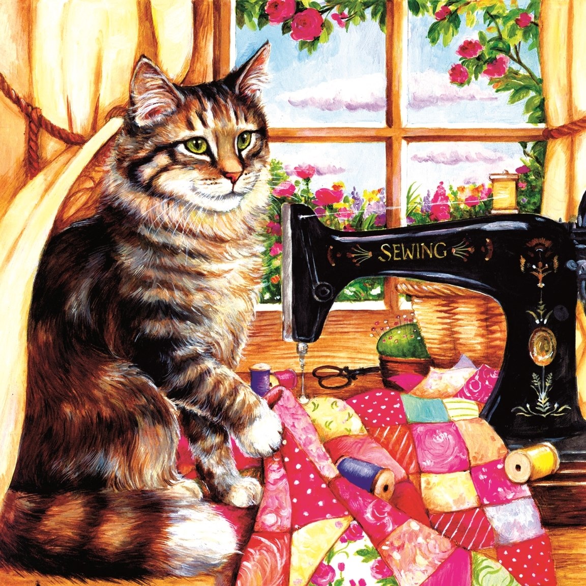 The Seamstress - 1000pc Jigsaw Puzzle By Sunsout  			  					NEW