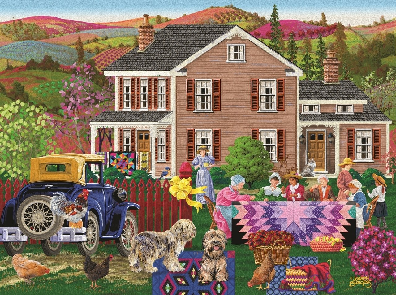 Quilting Bees - 300pc Jigsaw Puzzle By Sunsout  			  					NEW
