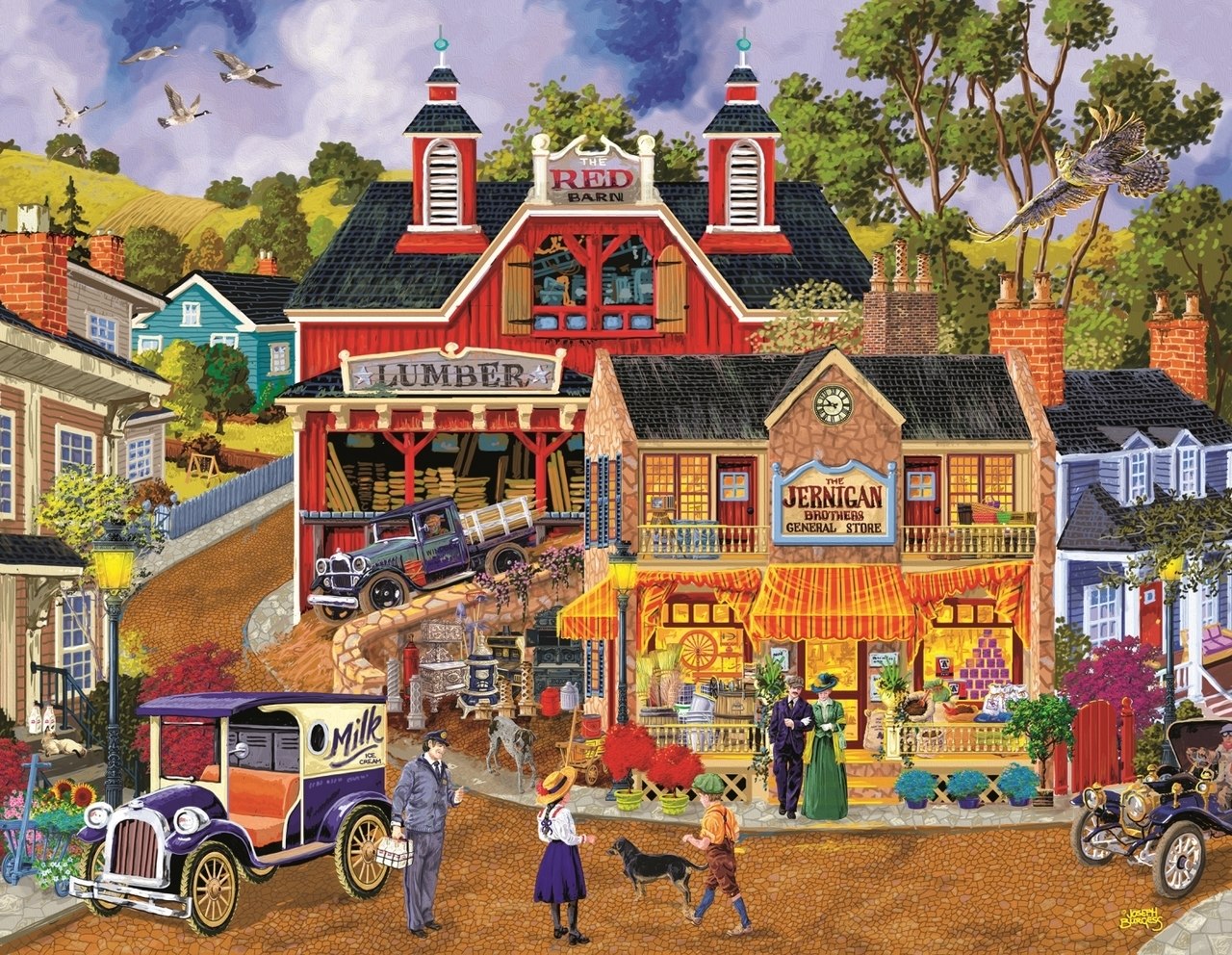 Jerrigan Bros General Store - 1000+pc Jigsaw Puzzle By Sunsout  			  					NEW