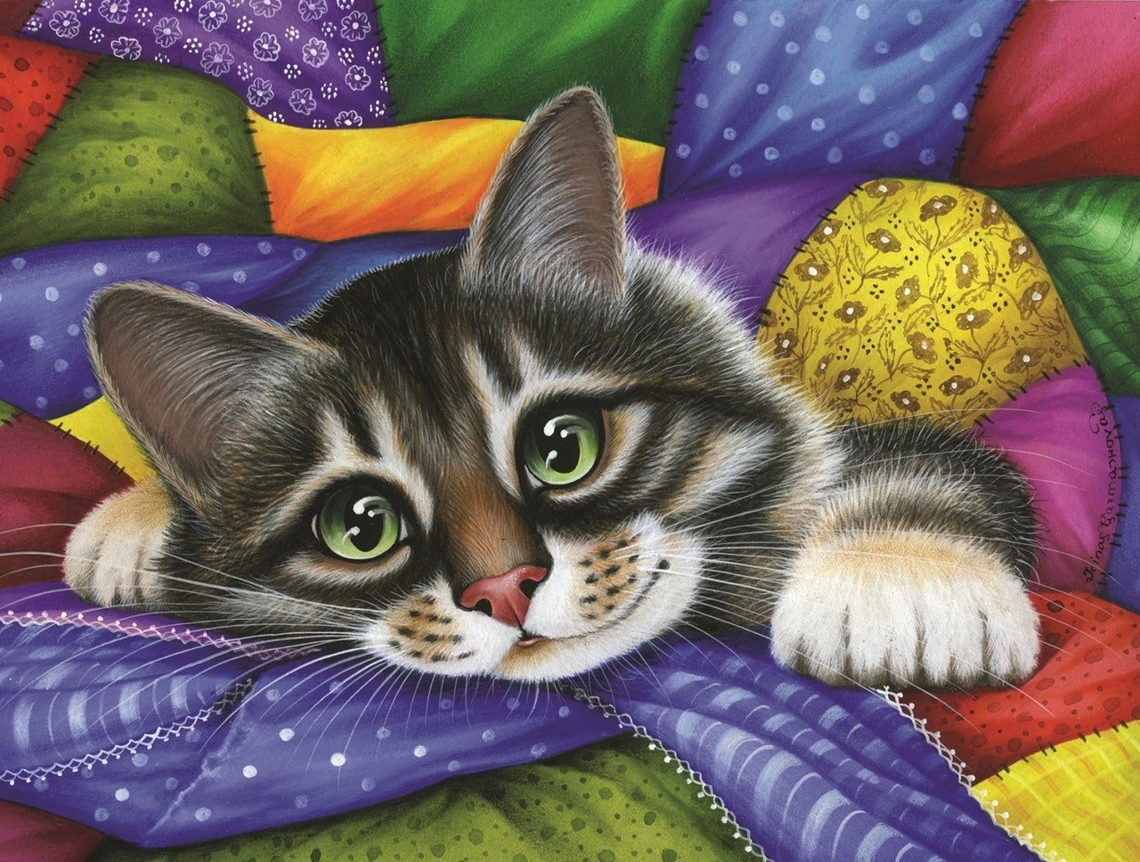 Colorful Patchwork - 300pc Jigsaw Puzzle By Sunsout  			  					NEW