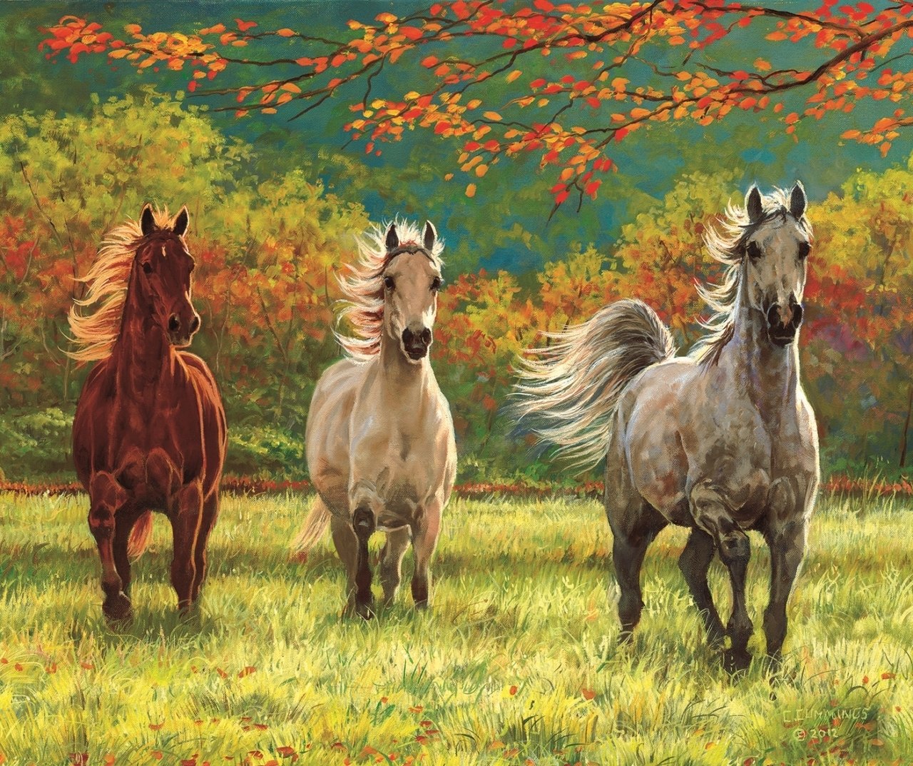 Autumn Meadow - 500pc Jigsaw Puzzle By Sunsout  			  					NEW
