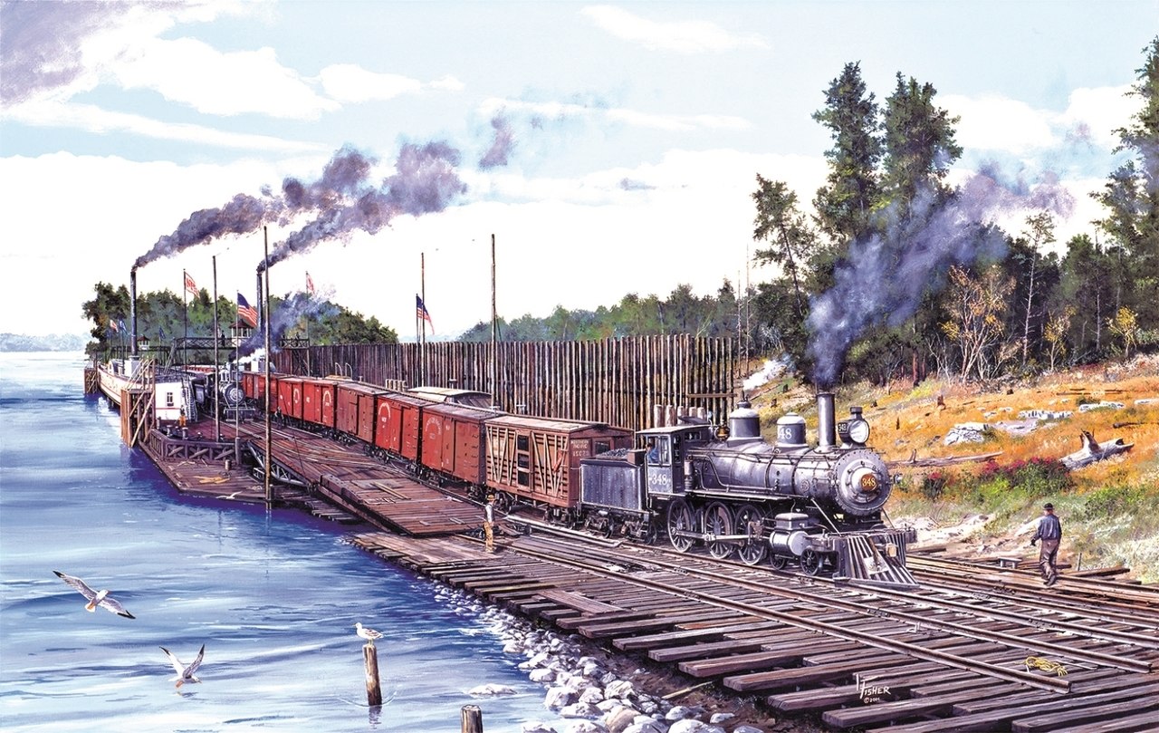 Crossing Columbia - 550pc Jigsaw Puzzle By Sunsout  			  					NEW