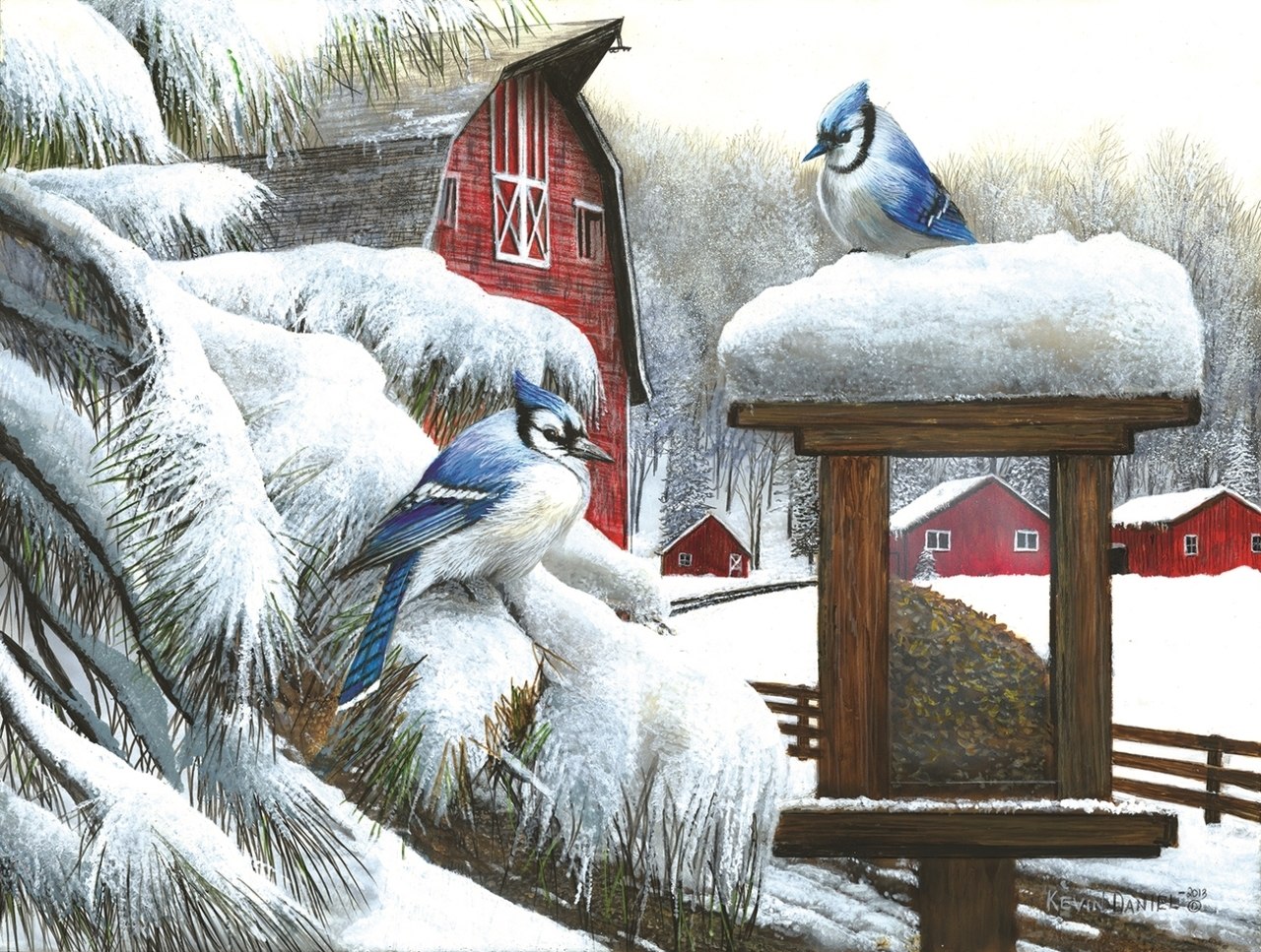 Blue Jays - 300pc Jigsaw Puzzle By Sunsout  			  					NEW