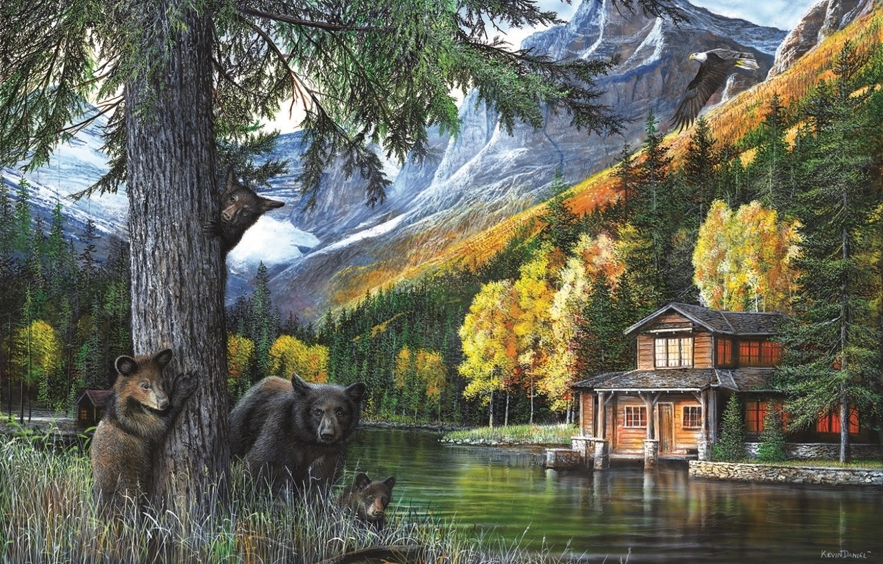 Lakeside Adventurers - 1000pc Jigsaw Puzzle By Sunsout  			  					NEW