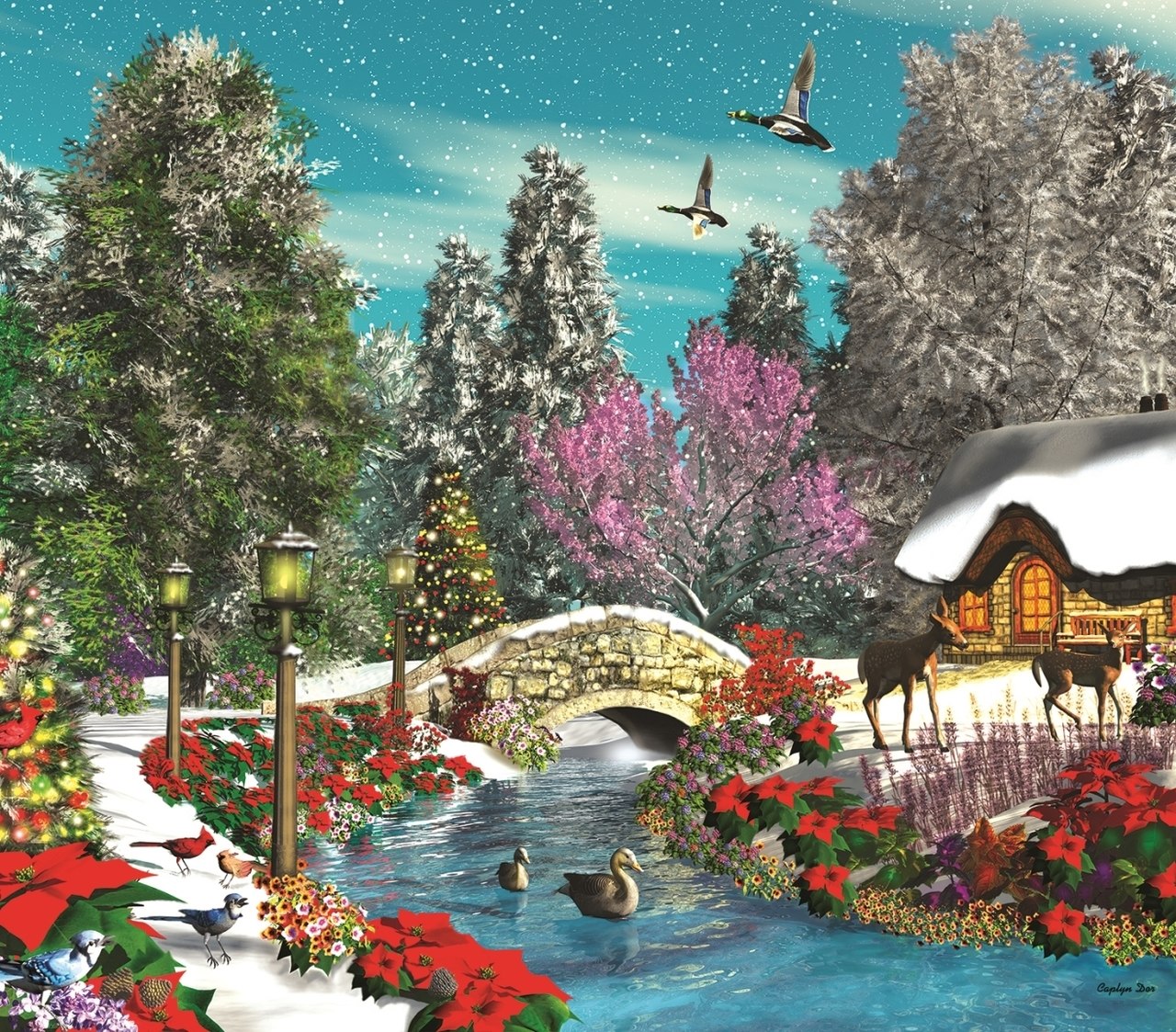 Season's Beauty - 300pc Jigsaw Puzzle By Sunsout  			  					NEW