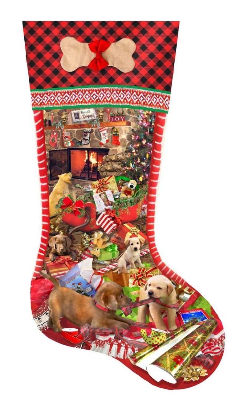 Puppy Stocking - 1000pc Jigsaw Puzzle By Sunsout  			  					NEW