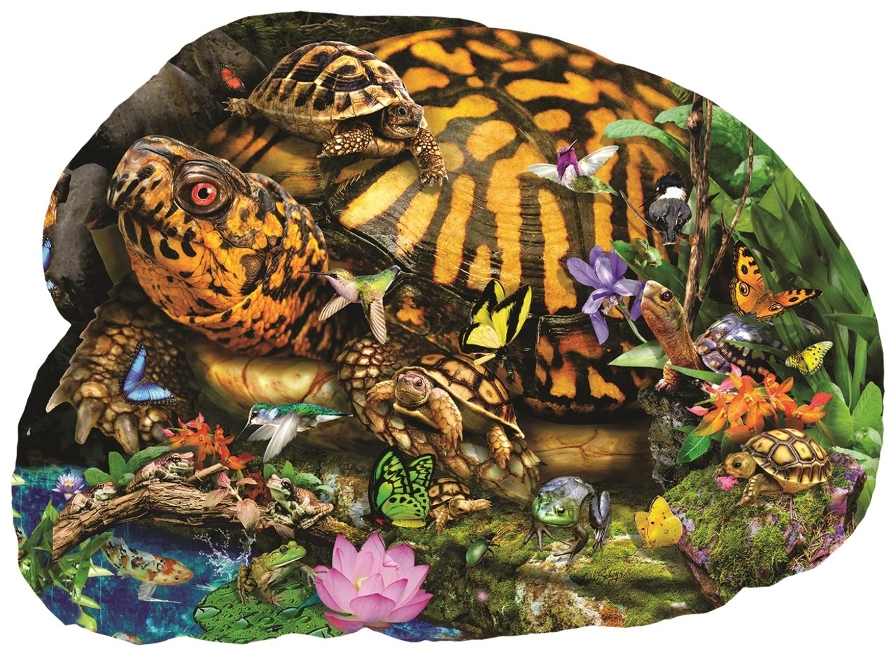 Tortoise Crossing - 1000pc Jigsaw Puzzle By Sunsout  			  					NEW