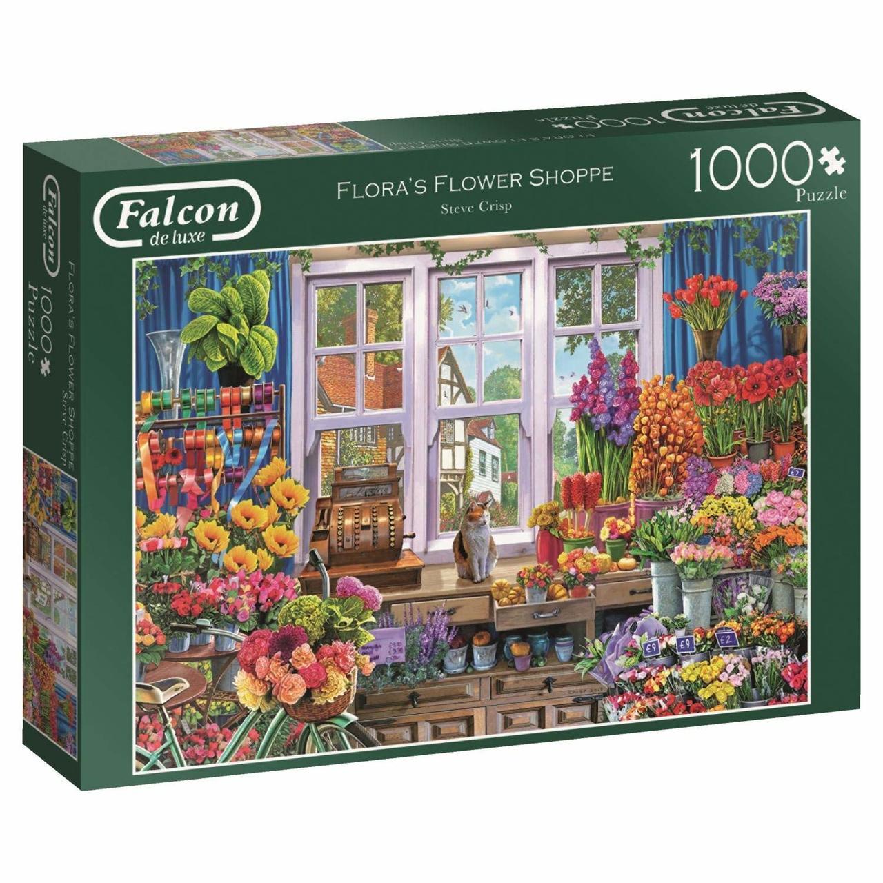 Flora's Flower Shoppe - 1000pc Jigsaw Puzzle By Falcon  			  					NEW - image 1