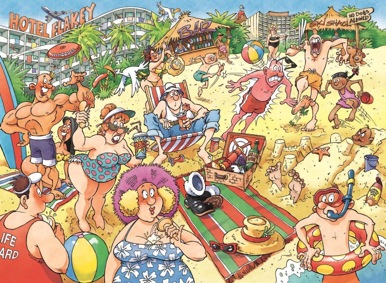 WASGIJ: Original 24, A Very Merry Holiday! - 1000pc Jigsaw Puzzle By Jumbo  			  					NEW
