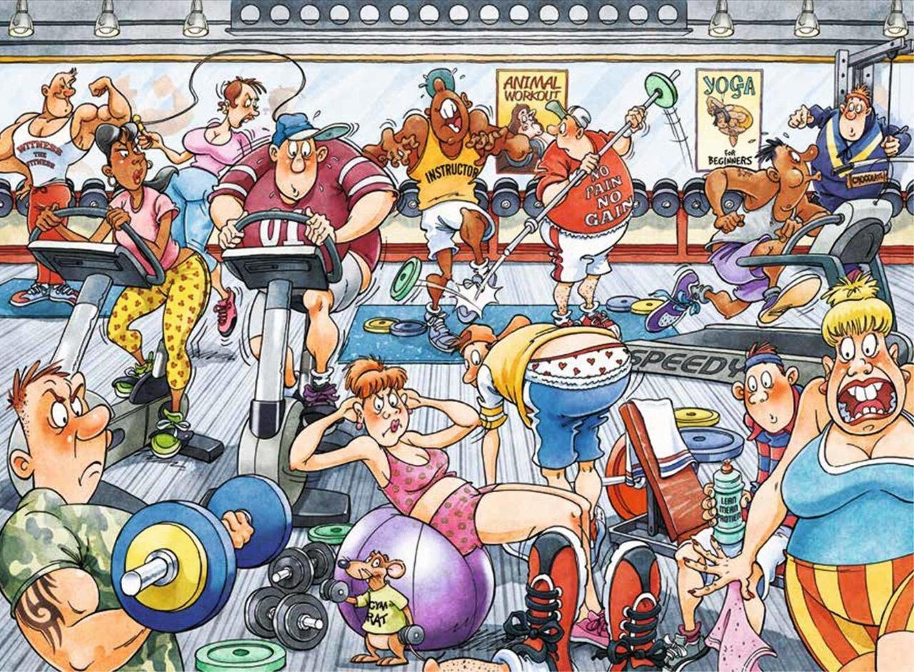 WASGIJ: Original 28, Dropping the Weight! - 1000pc Jigsaw Puzzle By Jumbo  			  					NEW