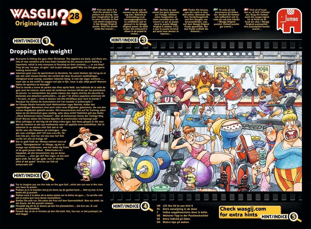 WASGIJ: Original 28, Dropping the Weight! - 1000pc Jigsaw Puzzle By Jumbo  			  					NEW - image 2