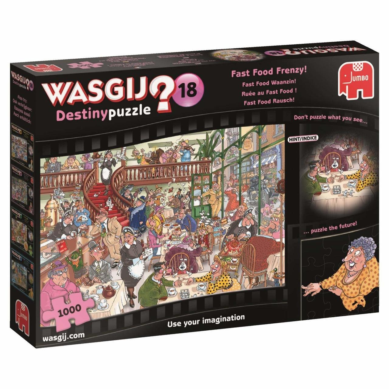 WASGIJ: Destiny 18, Fast Food Frenzy! - 1000pc Jigsaw Puzzle By Jumbo  			  					NEW - image 1