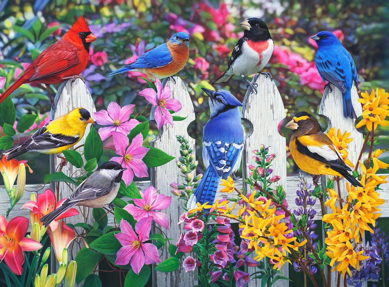 Hautman Brothers: Gathering of Friends - 1000pc Jigsaw Puzzle by Buffalo Games  			  					NEW