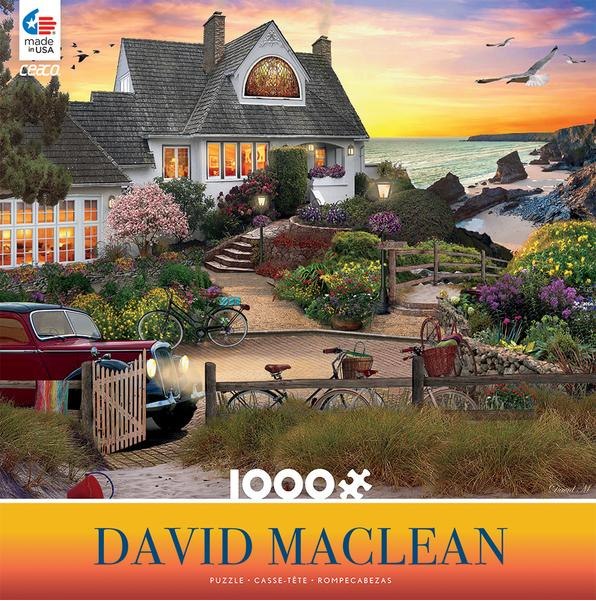 David Maclean: Seaside Hill - 1000pc Jigsaw Puzzle by Ceaco  			  					NEW - image 1