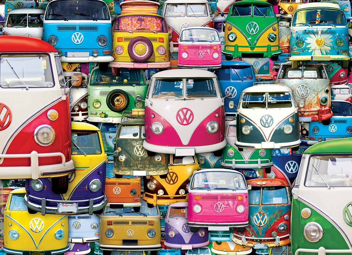 VW Funky Jam - 1000pc Jigsaw Puzzle by Eurographics  			  					NEW