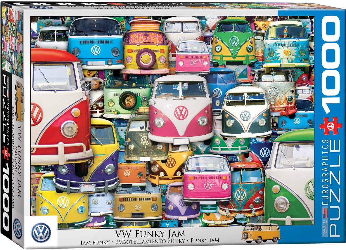 VW Funky Jam - 1000pc Jigsaw Puzzle by Eurographics  			  					NEW - image 1