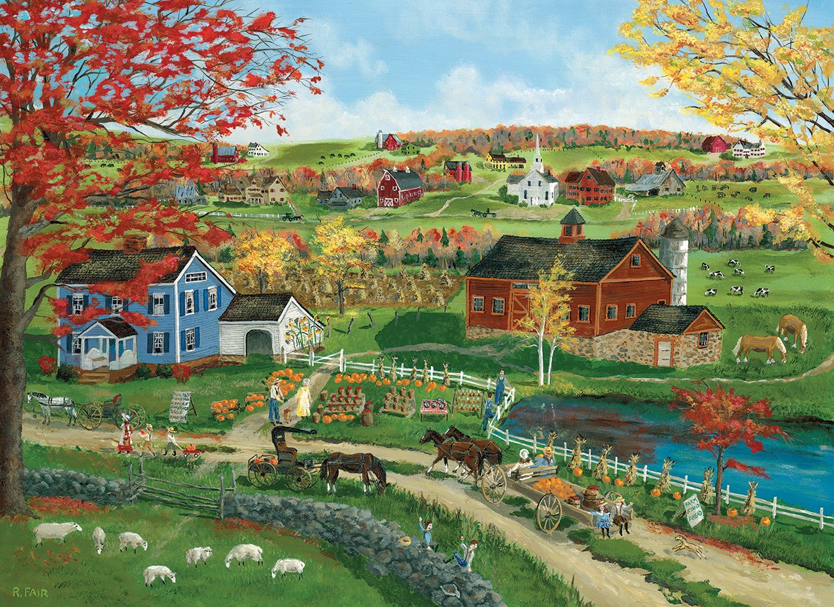 Fair: Pumpkin Season - 300pc Jigsaw Puzzle by Eurographics  			  					NEW