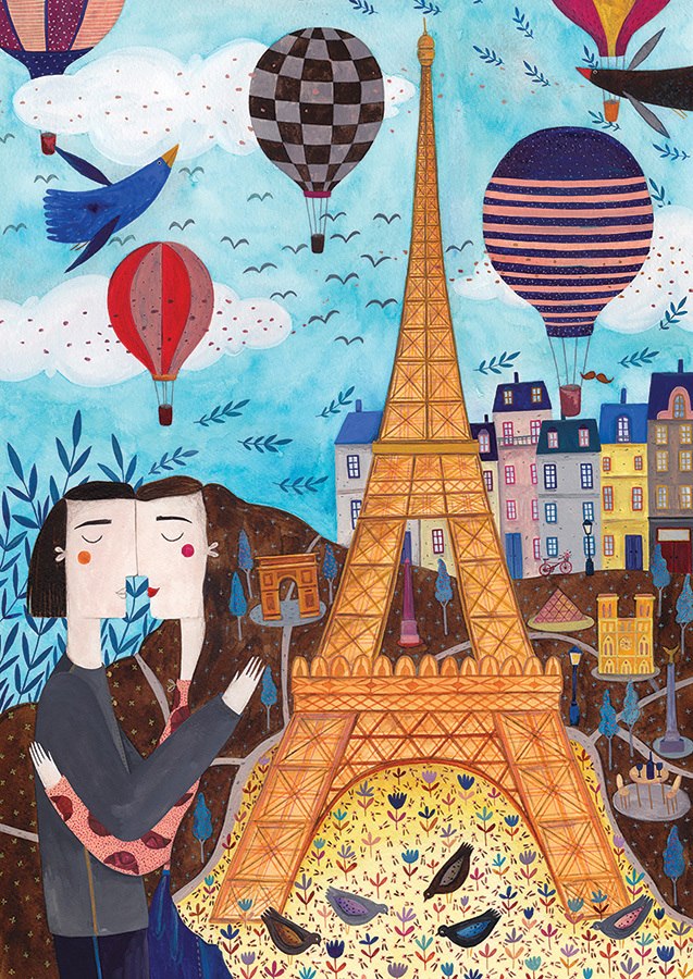 Andrea: Paris - 1000pc Jigsaw Puzzle By D-Toys  			  					NEW